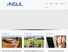 Tablet Screenshot of insulbrasil.com